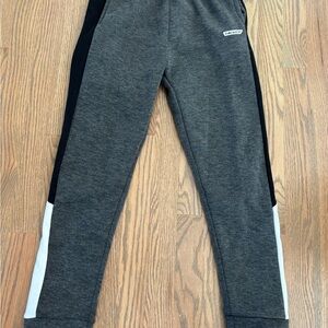 The Children's Place Gray and Black Sweatpants with Tapered Fit